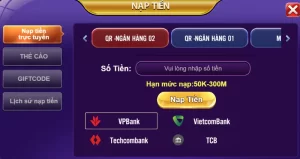 Hướng dẫn nạp tiền 68 game bài